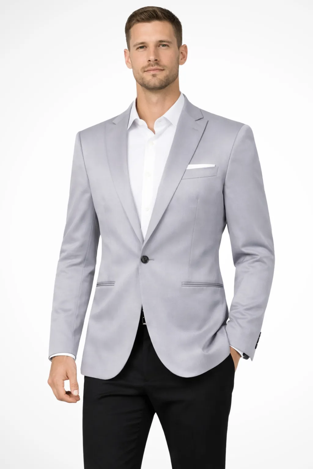 Theodore | Men Tailored Single Button Wedding Guest Blazer sold by Northstyle Fashion product image thumbnail 2