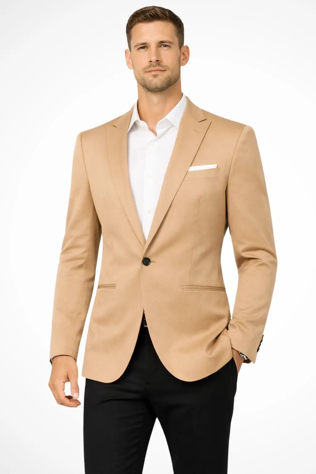 Theodore | Men Tailored Single Button Wedding Guest Blazer sold by Northstyle Fashion product image thumbnail 3