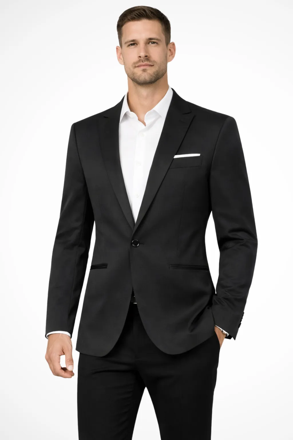 Theodore | Men Tailored Single Button Wedding Guest Blazer sold by Northstyle Fashion product image thumbnail 4