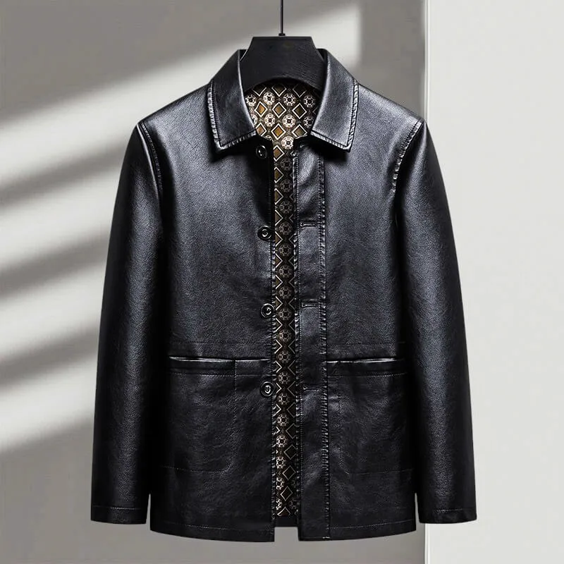 Men's Antonio Verdi Leather Jacket sold by Northstyle Fashion product image thumbnail 2