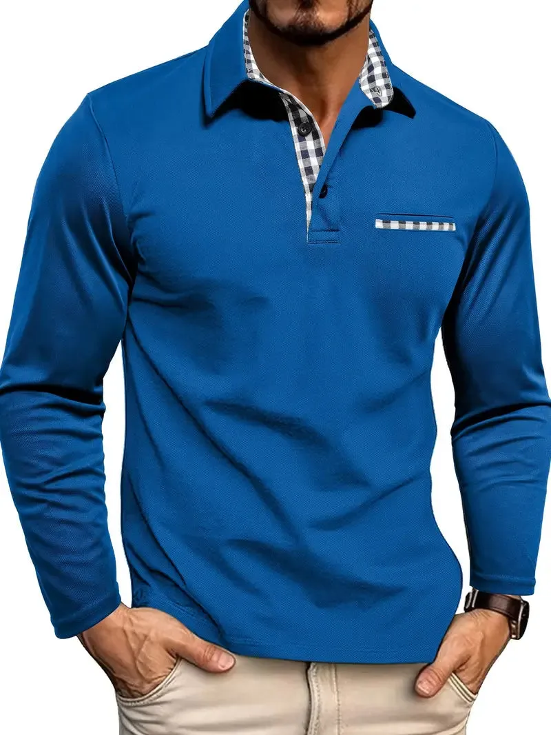 Polo for Men Long Sleeves Summer sold by Northstyle Fashion product image thumbnail 5