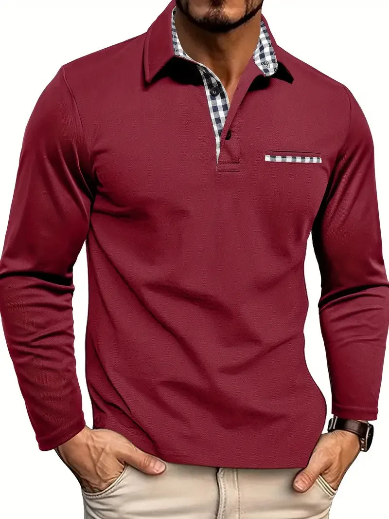 Polo for Men Long Sleeves Summer sold by Northstyle Fashion product image thumbnail 2