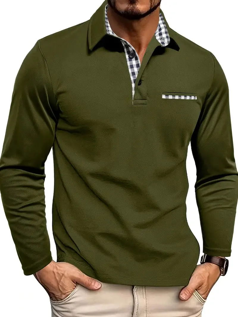 Polo for Men Long Sleeves Summer sold by Northstyle Fashion product image thumbnail 3