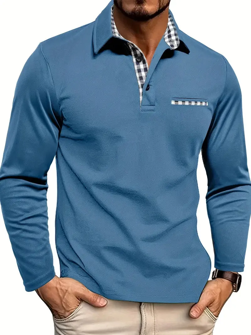 Polo for Men Long Sleeves Summer sold by Northstyle Fashion product image thumbnail 4
