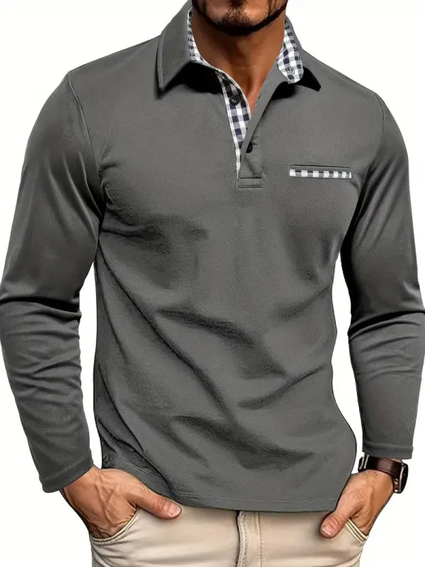 Polo for Men Long Sleeves Summer made by Northstyle Fashion