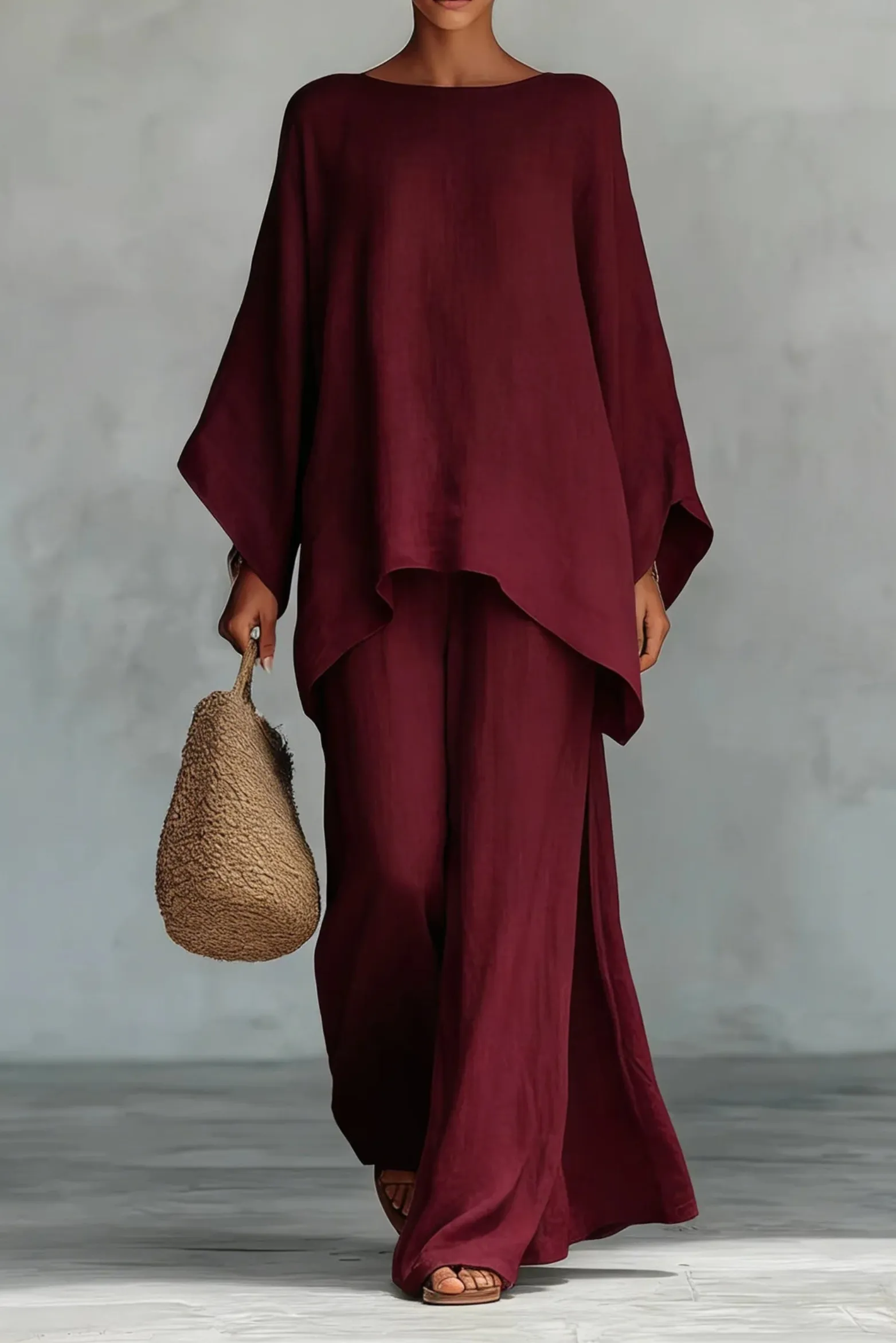 Minimalist Linen Pants Set Sleeveless Co Ord Two Piece sold by Northstyle Fashion product image thumbnail 3
