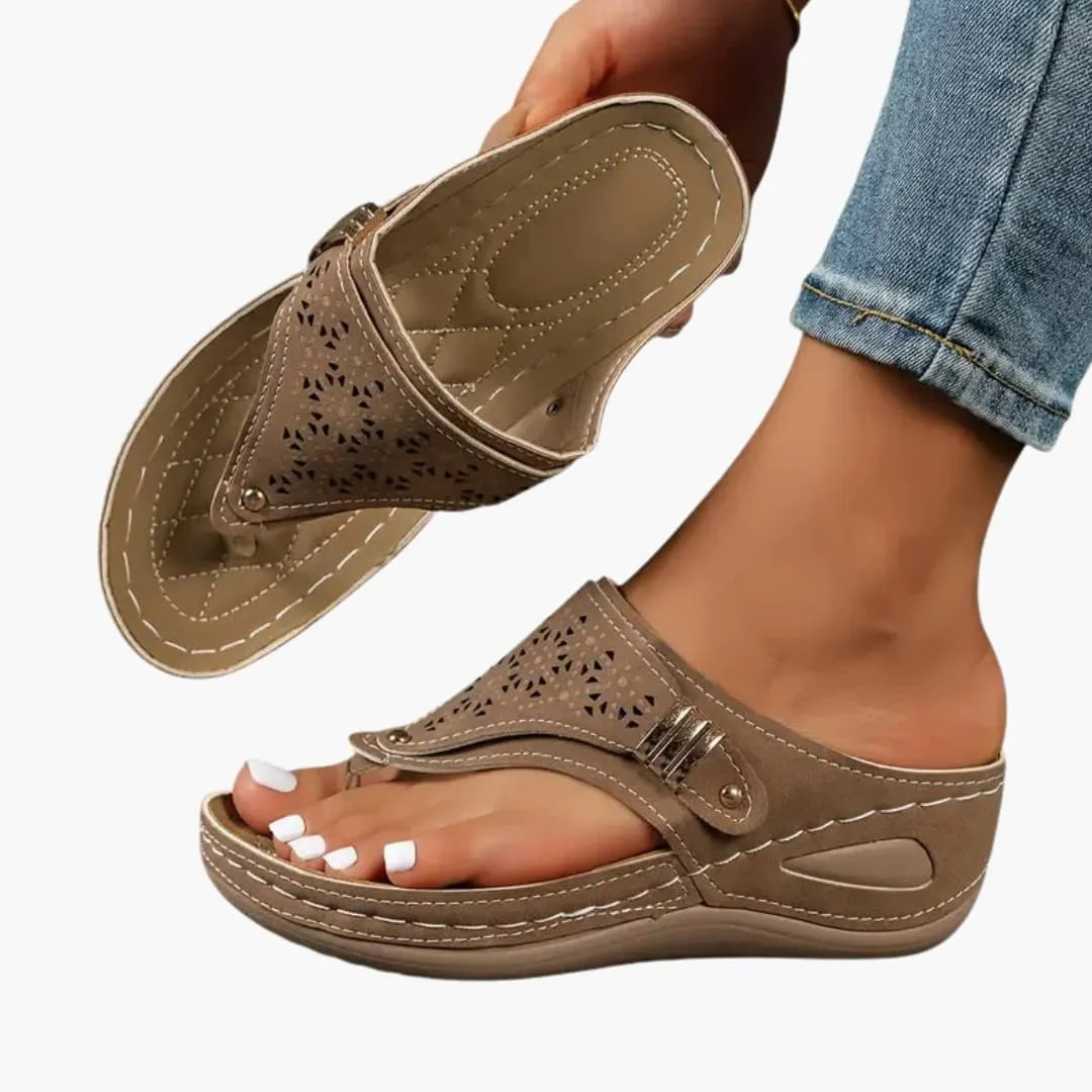 Women's Wilfred Smith Orthopedic Sandals With Contoured Footbed And Wedge Sole sold by Northstyle Fashion product image thumbnail 3