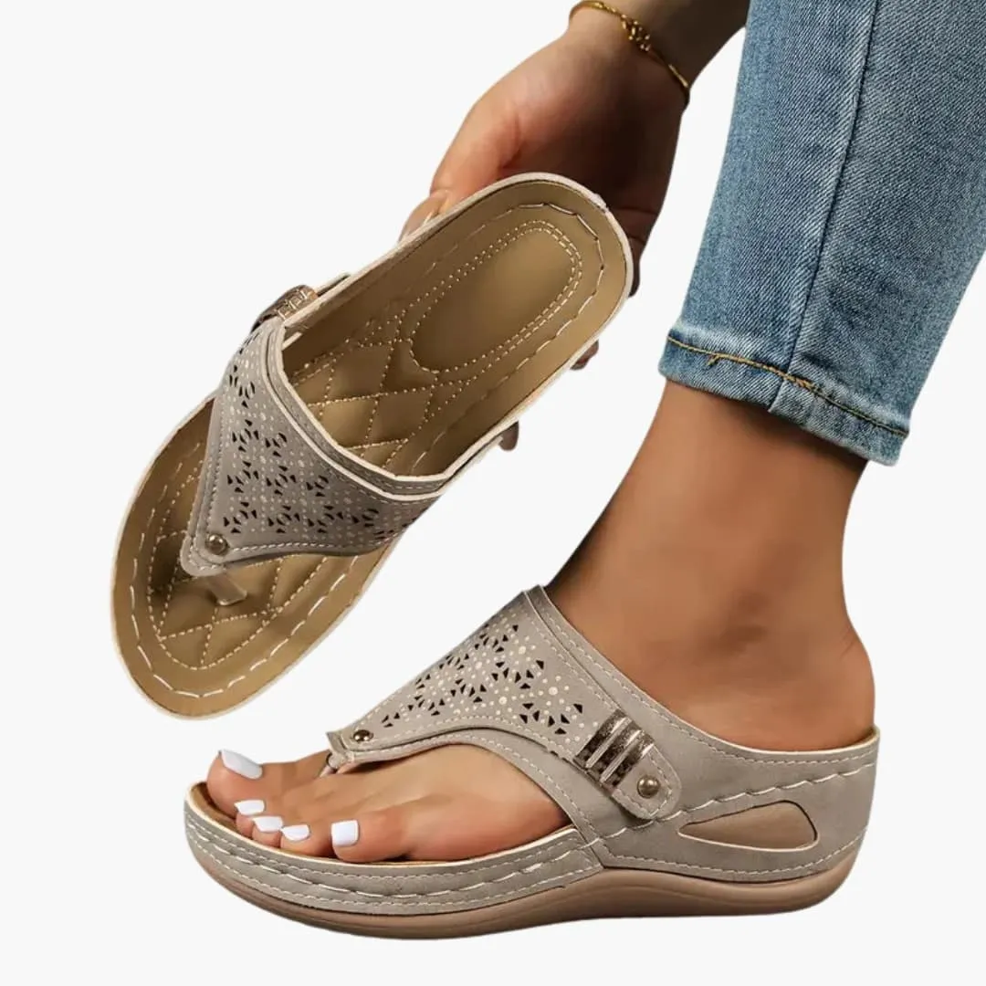 Women's Wilfred Smith Orthopedic Sandals With Contoured Footbed And Wedge Sole sold by Northstyle Fashion product image thumbnail 4