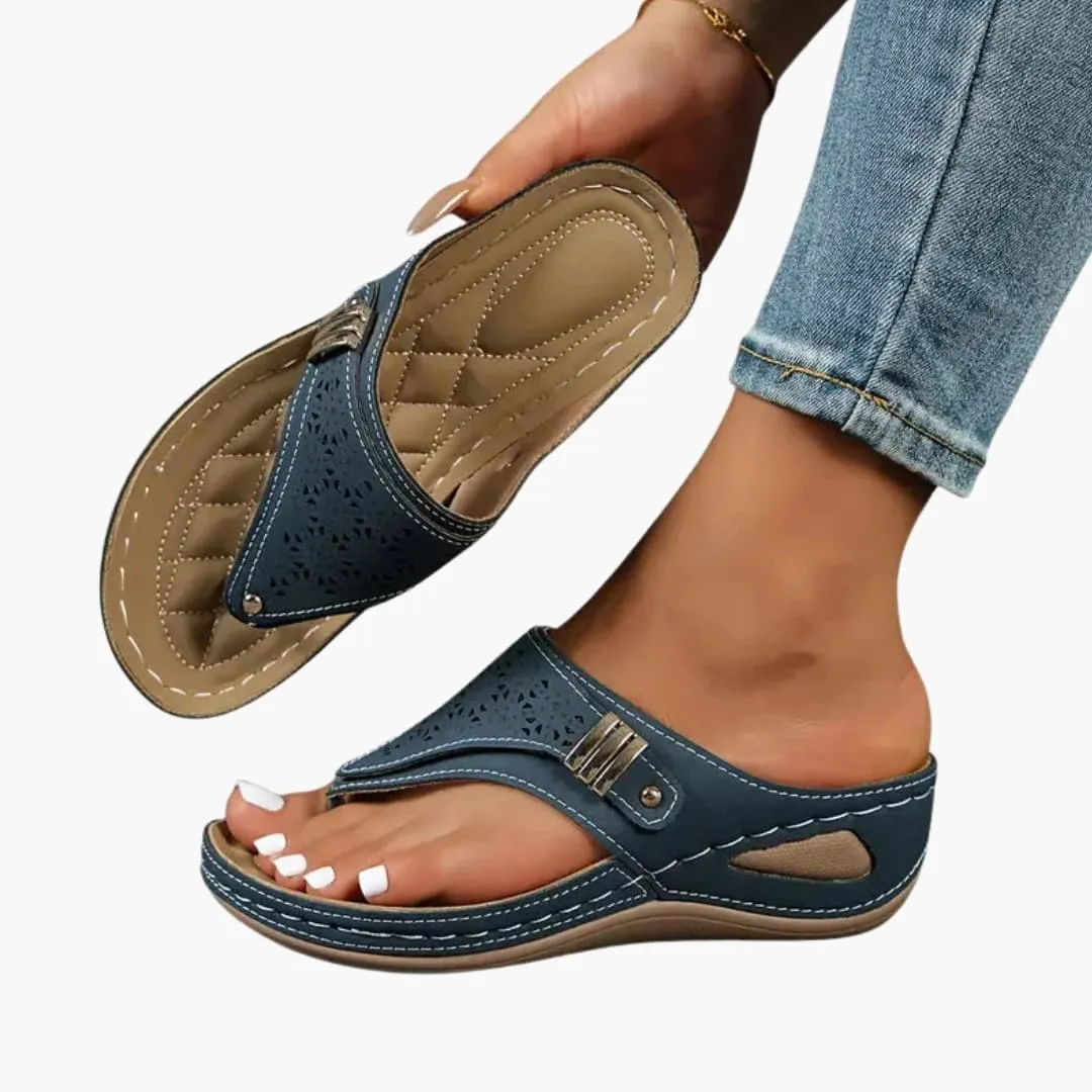 Women's Wilfred Smith Orthopedic Sandals With Contoured Footbed And Wedge Sole sold by Northstyle Fashion product image thumbnail 2