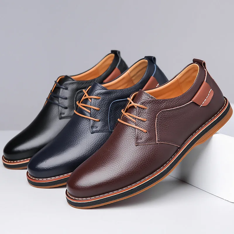 Castellano Leather Oxford Dress Shoes sold by Northstyle Fashion product image thumbnail 5
