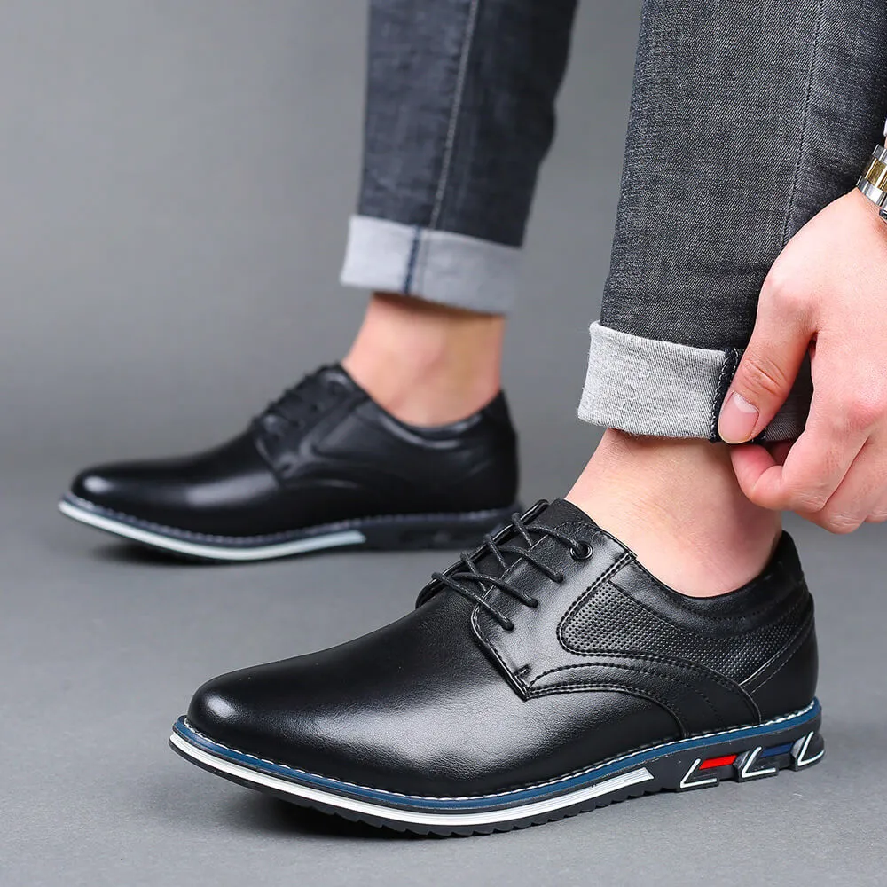 Lucciano Santi Leather Derby Shoes sold by Northstyle Fashion product image thumbnail 4