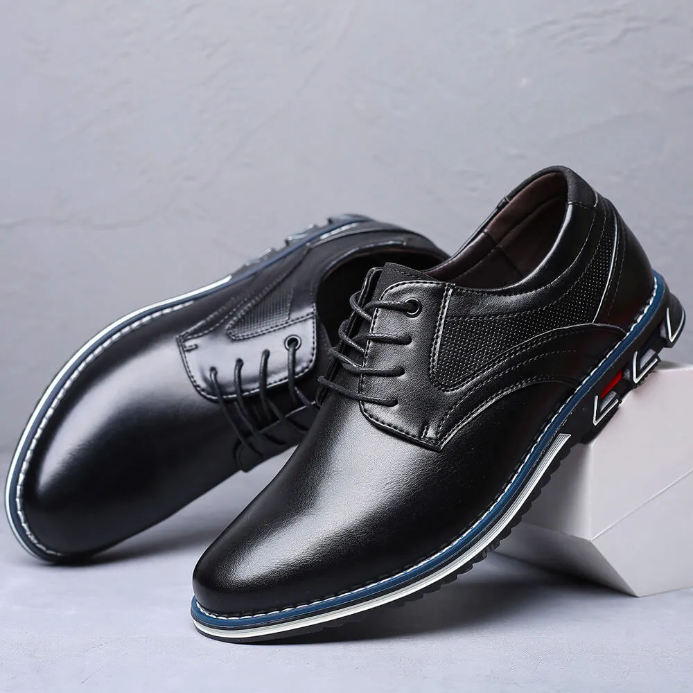 Lucciano Santi Leather Derby Shoes sold by Northstyle Fashion product image thumbnail 2