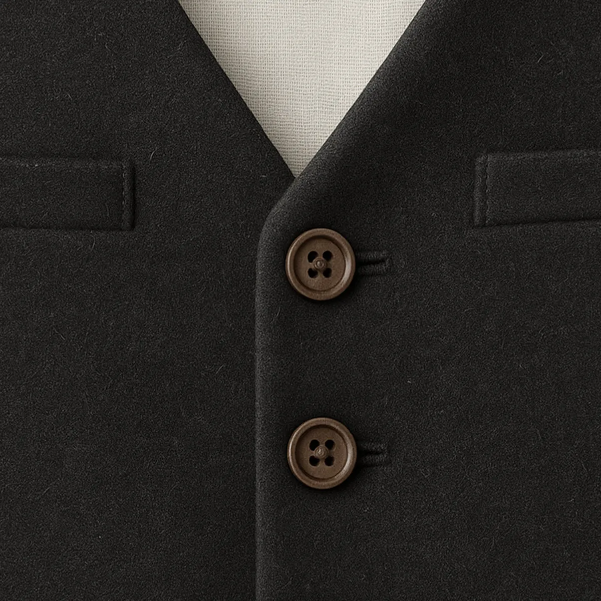 Men's Classic Button-Up Waistcoat with Welt Pockets sold by Northstyle Fashion product image thumbnail 3