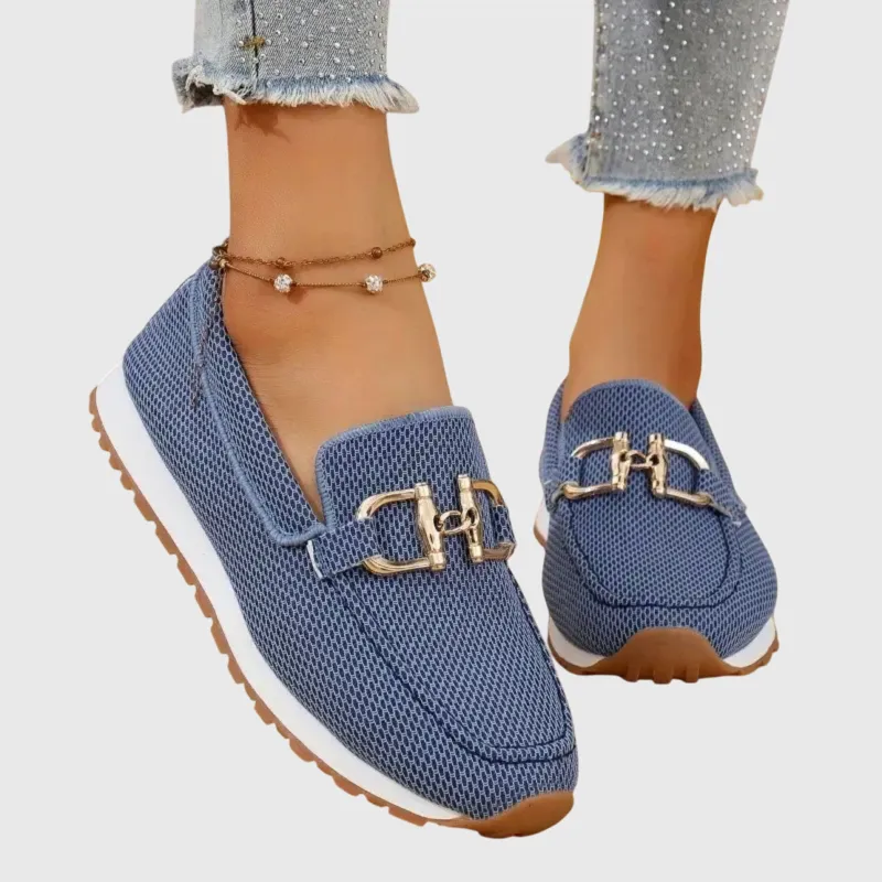 Women's Comfortable Loafers Lightweight Chain Detail made by NorthStyle