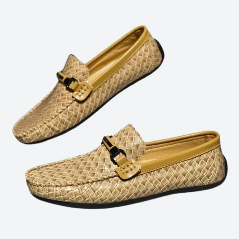 Otto - Men's Casual Leather Shoes with Polished Finish made by Northstyle Fashion