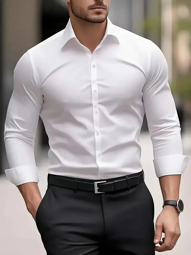 Men's Tailored Business Shirt sold by Northstyle Fashion product image thumbnail 2