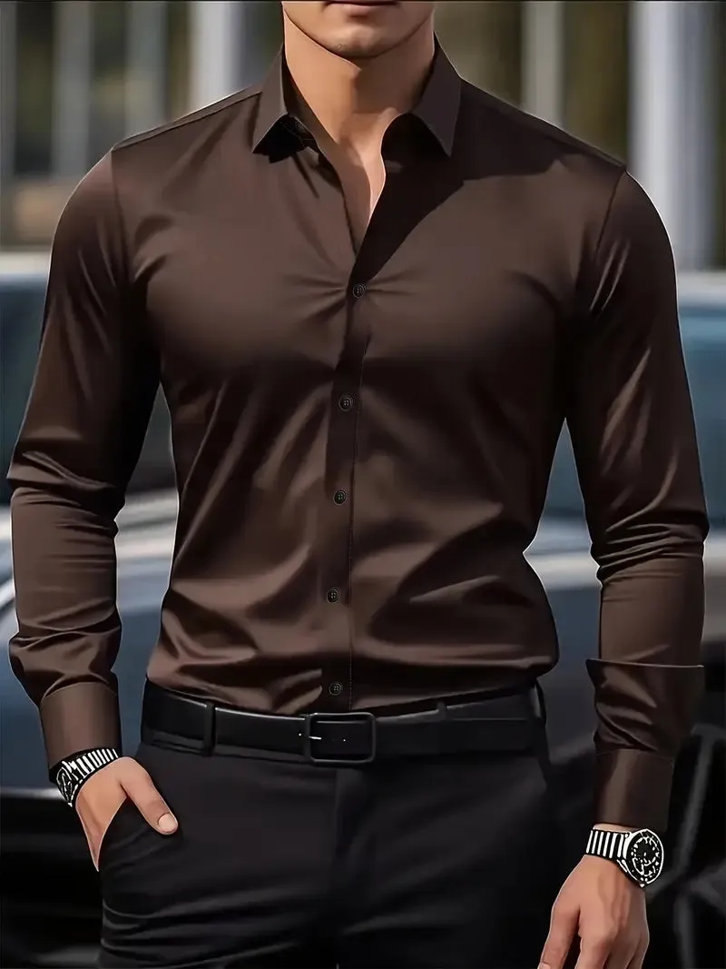 Men's Tailored Business Shirt sold by Northstyle Fashion product image thumbnail 4