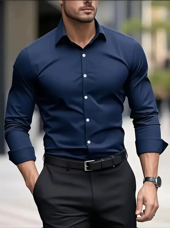Men's Tailored Business Shirt made by Northstyle Fashion