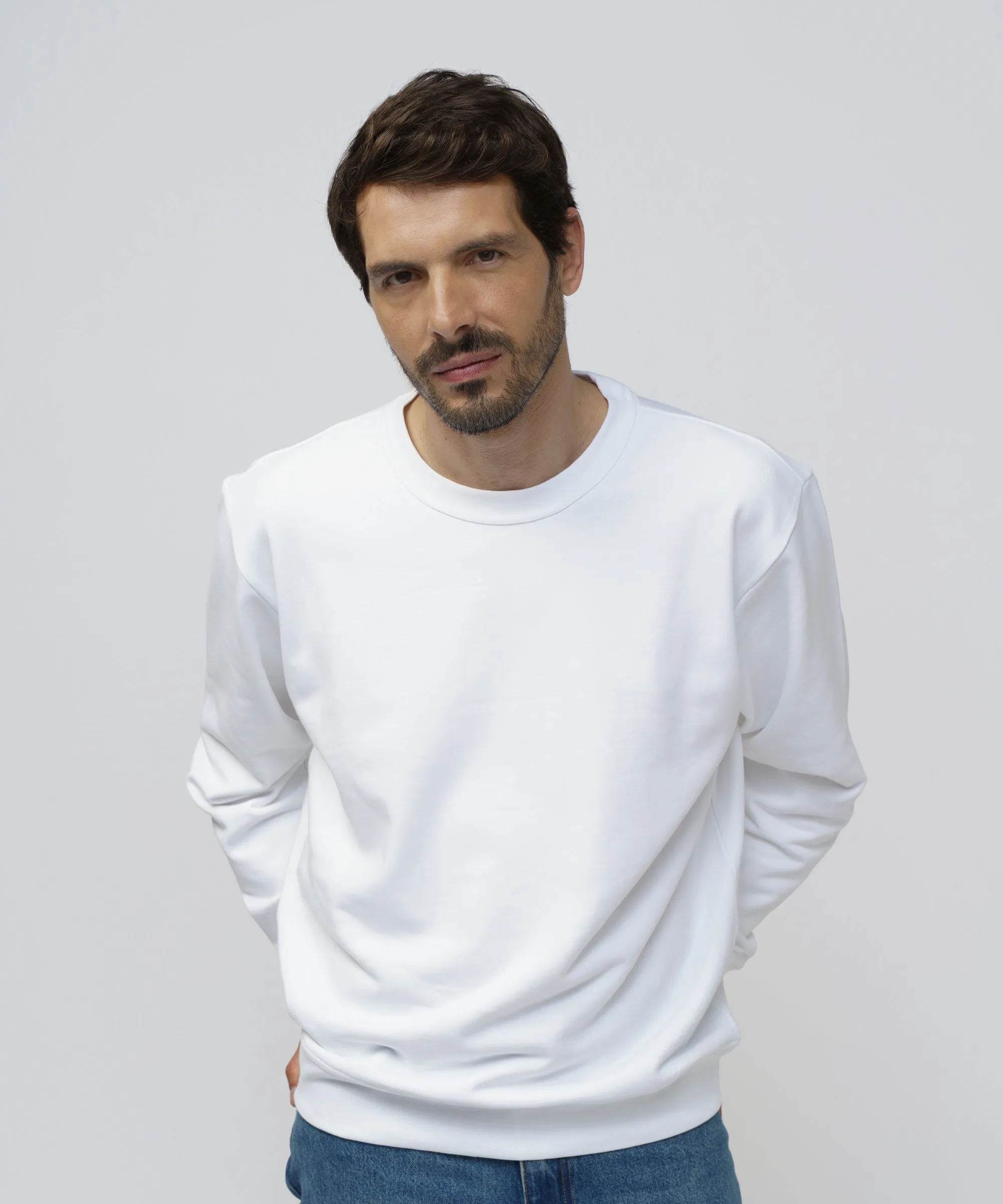 Sweatshirt 01 White sold by Jak product image thumbnail 3