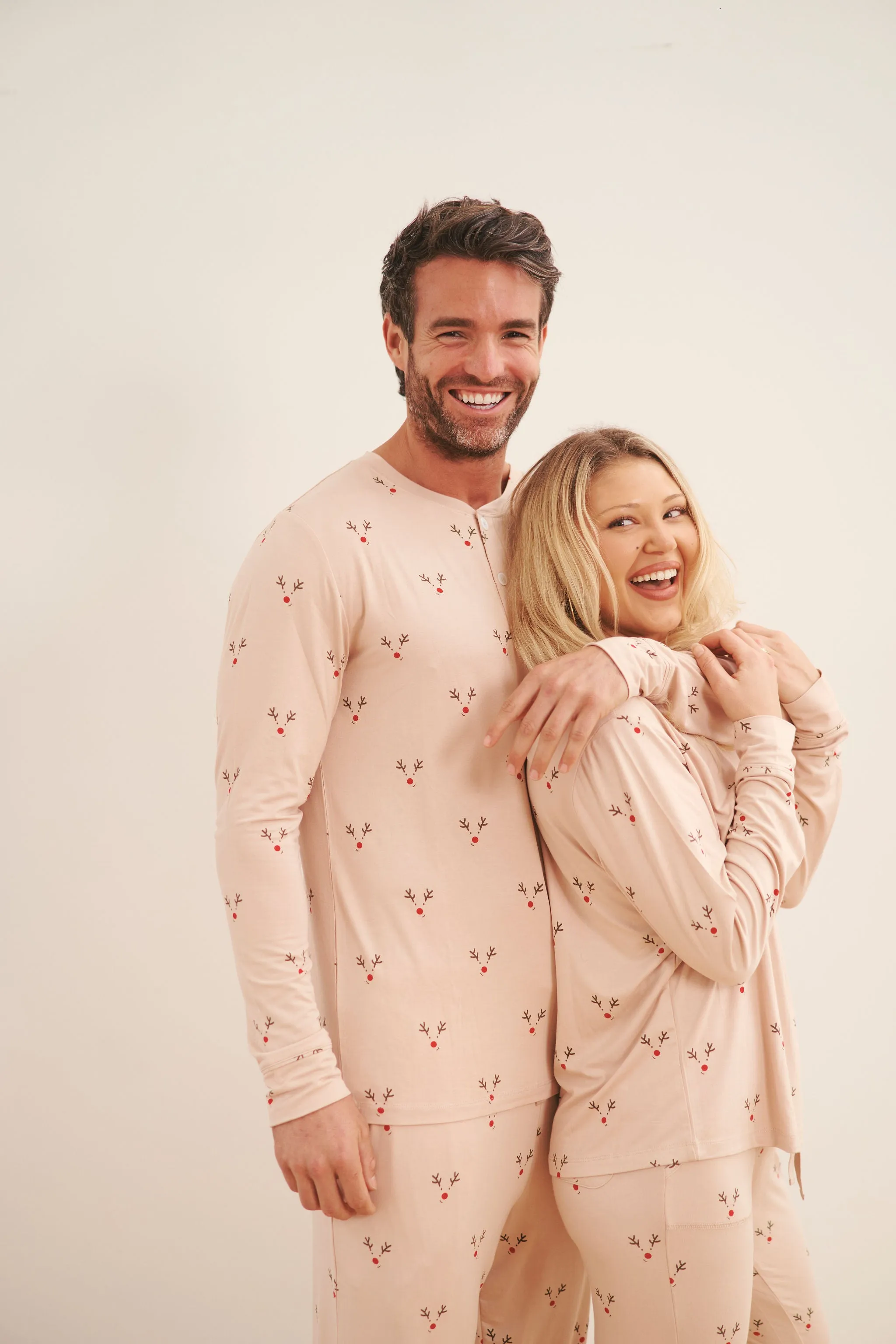 Men's Henley Jogger Set - REINDEER sold by Bambi and Birdie product image thumbnail 2