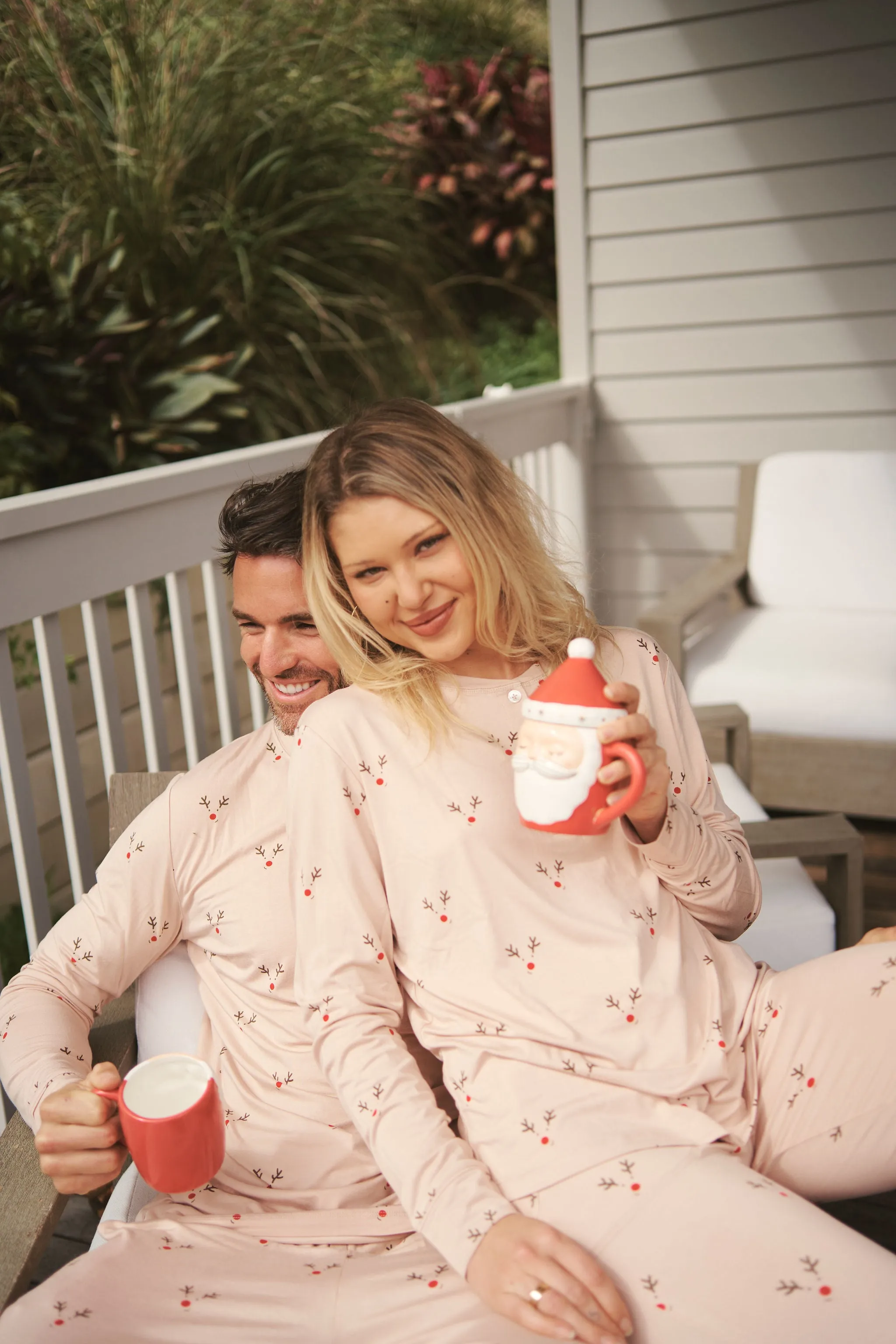 Men's Henley Jogger Set - REINDEER sold by Bambi and Birdie product image thumbnail 3