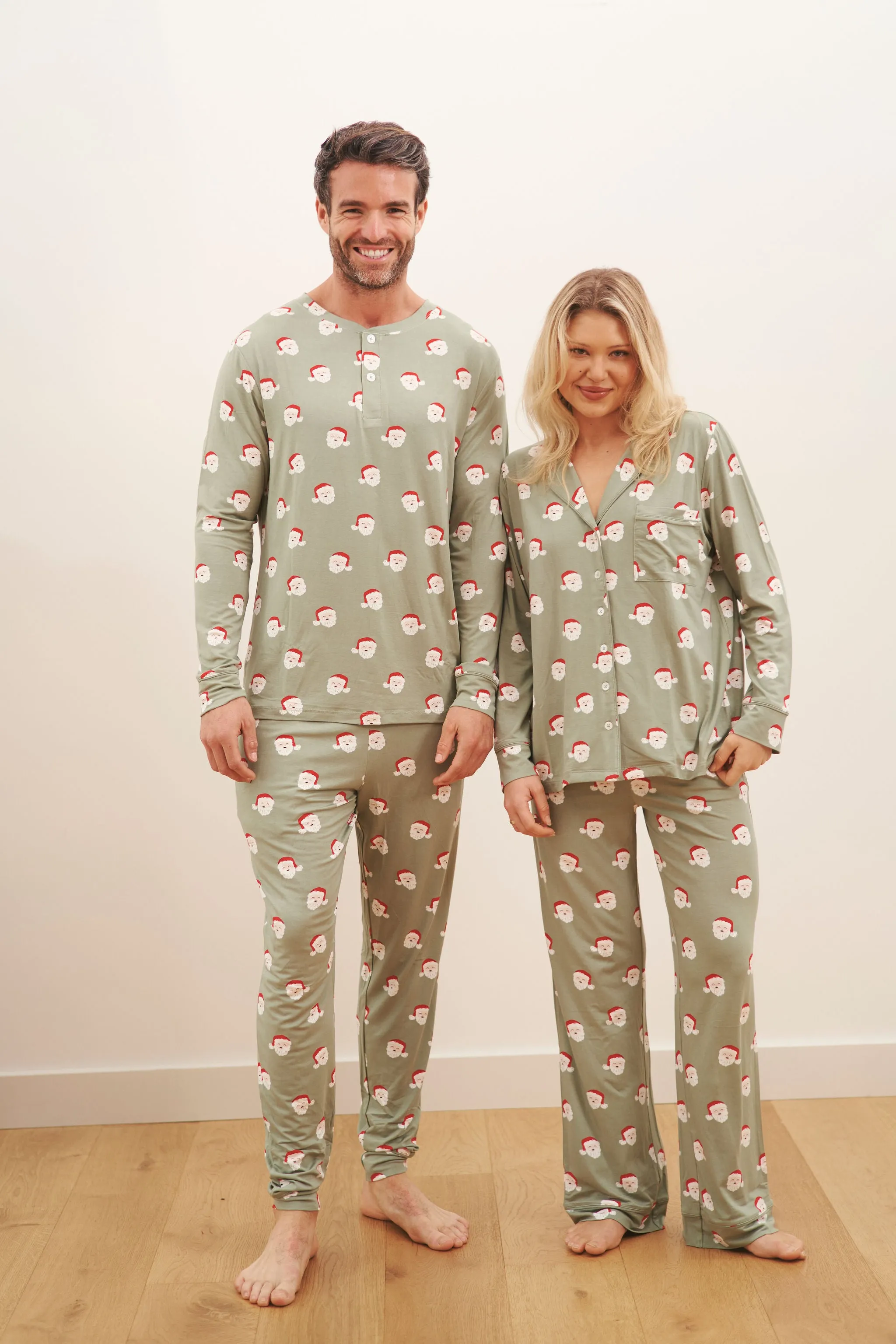 Men's Henley Jogger Set - SANTA sold by Bambi and Birdie product image thumbnail 3