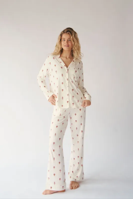 Ladies Collared Set - MUSHROOM sold by Bambi and Birdie