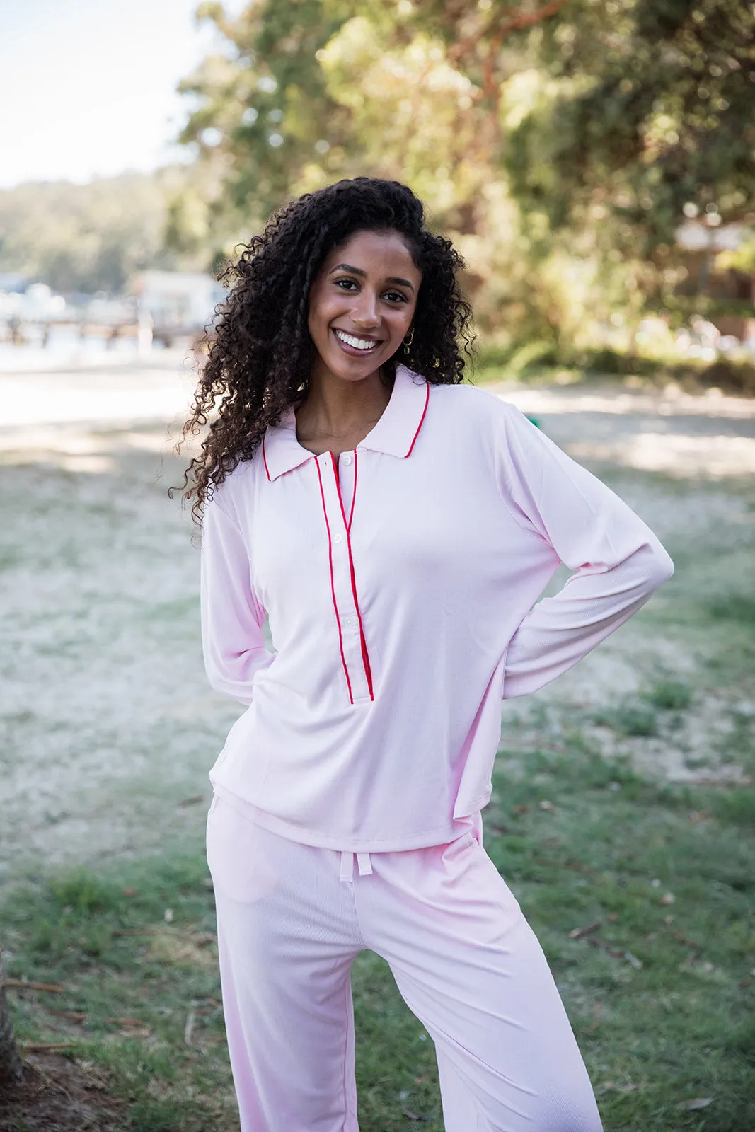 Ladies Polo Set - Pink sold by Bambi and Birdie product image thumbnail 2