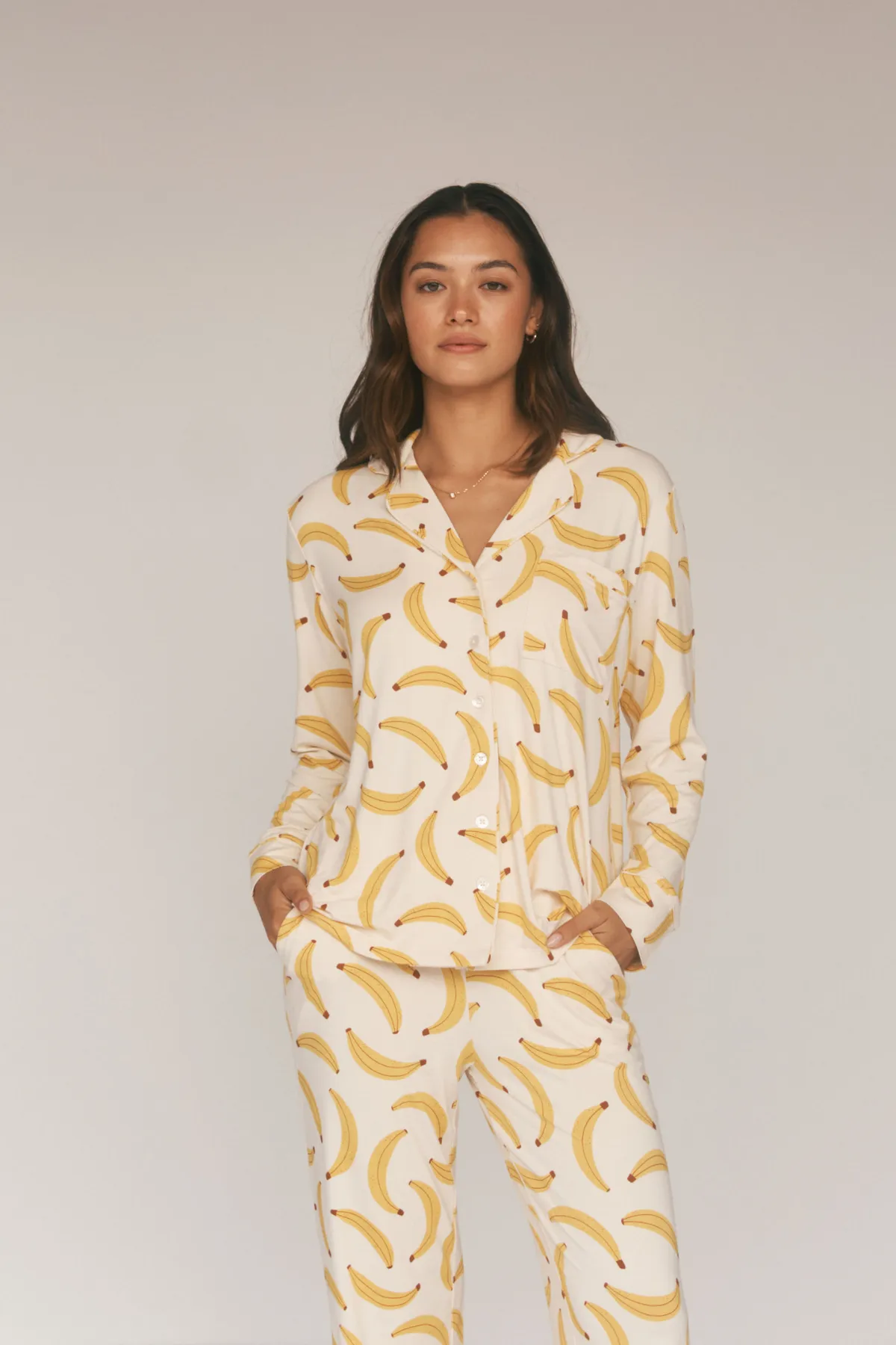 Ladies Collared Set - GO BANANAS sold by Bambi and Birdie product image thumbnail 2