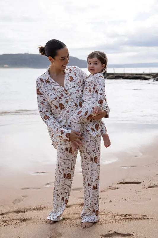 Ladies Collared Set - SURF SHACK made by Bambi and Birdie