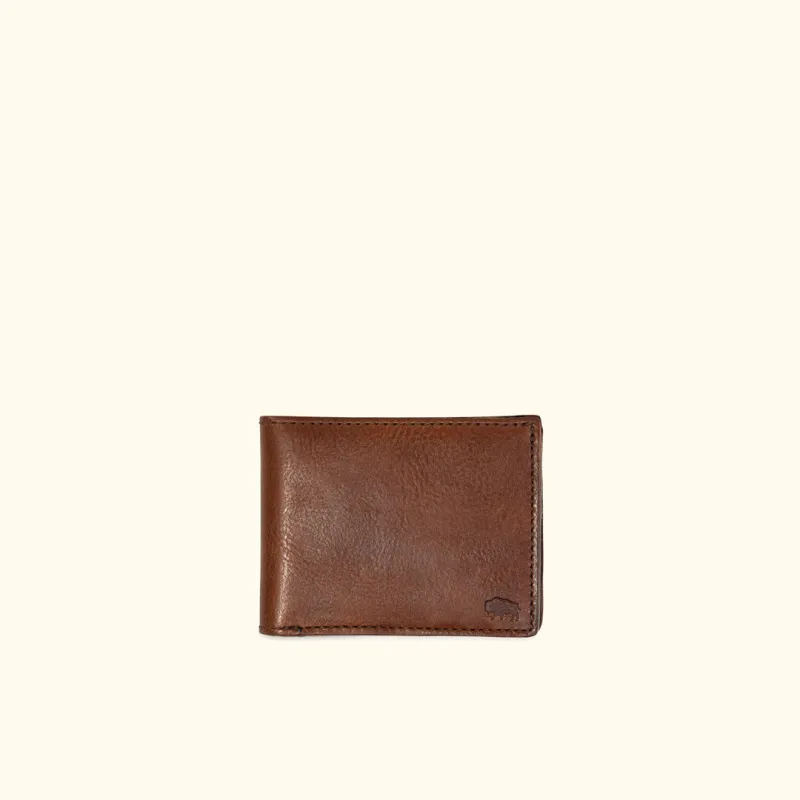 Dakota Leather Bifold Wallet | Chestnut Brown sold by Buffalo Jackson