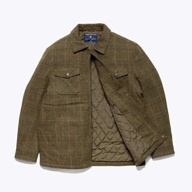 Aberdeen Wool Jacket | Fir Heather sold by Buffalo Jackson