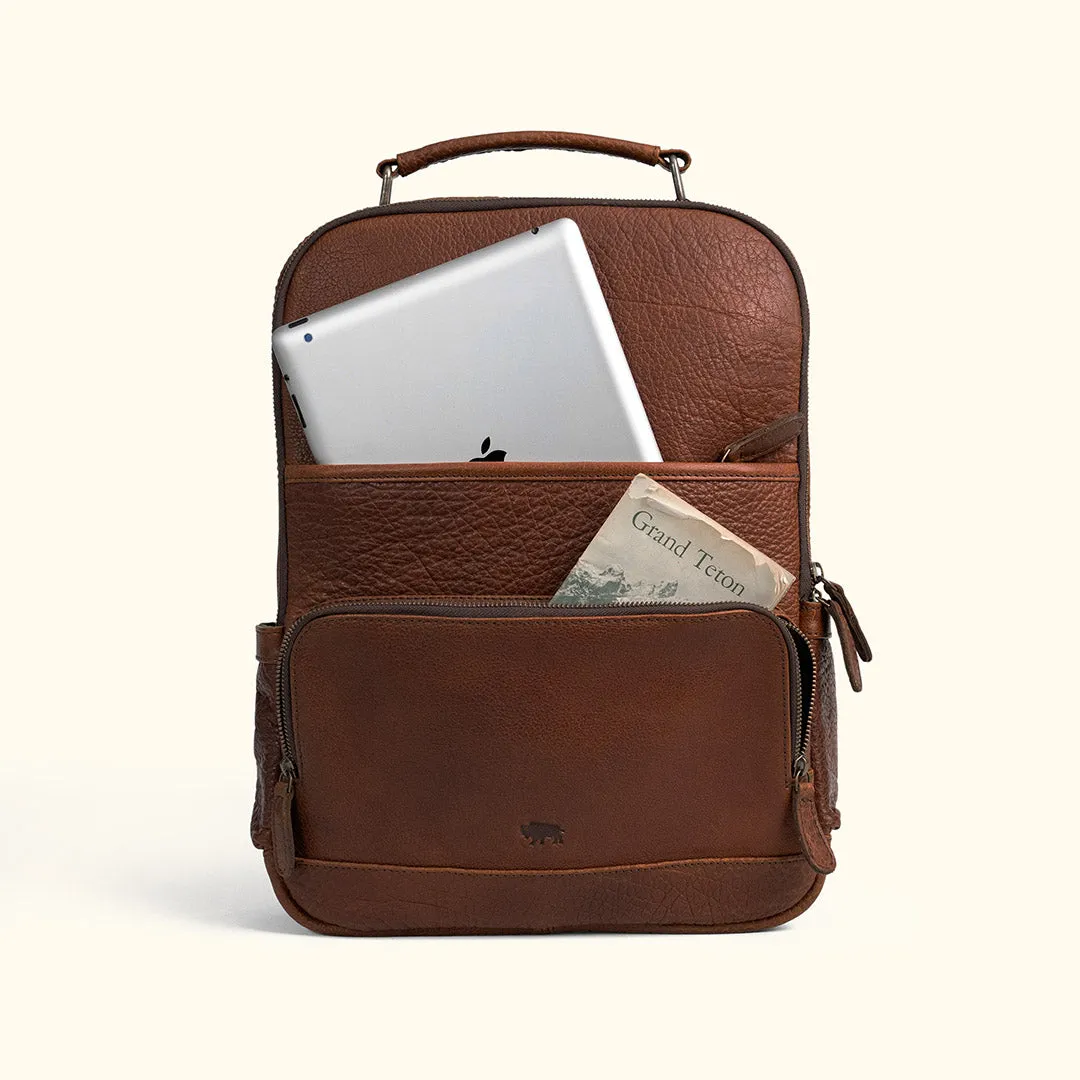 Limited Edition Roosevelt Buffalo Leather Backpack | Buffalo Grain sold by Buffalo Jackson product image thumbnail 4