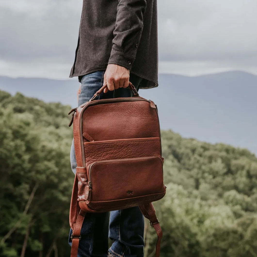 Limited Edition Roosevelt Buffalo Leather Backpack | Buffalo Grain sold by Buffalo Jackson product image thumbnail 2