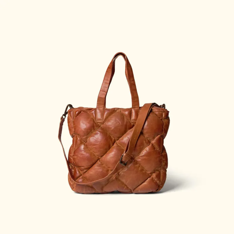 Limited Edition Bridger Leather Tote Small | Vintage Tan sold by Buffalo Jackson