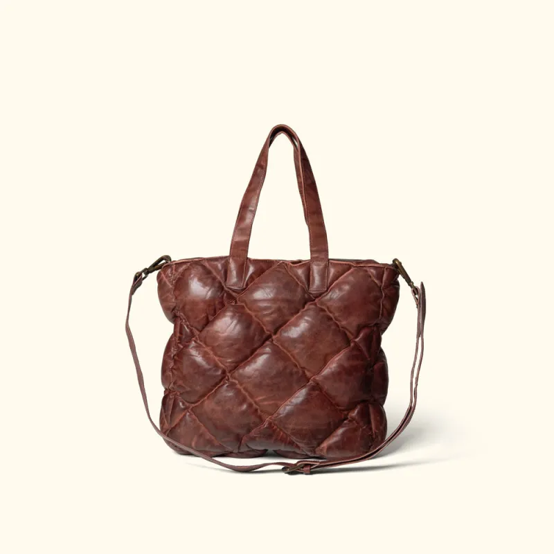 Limited Edition Bridger Leather Tote Small | Vintage Mahogany sold by Buffalo Jackson