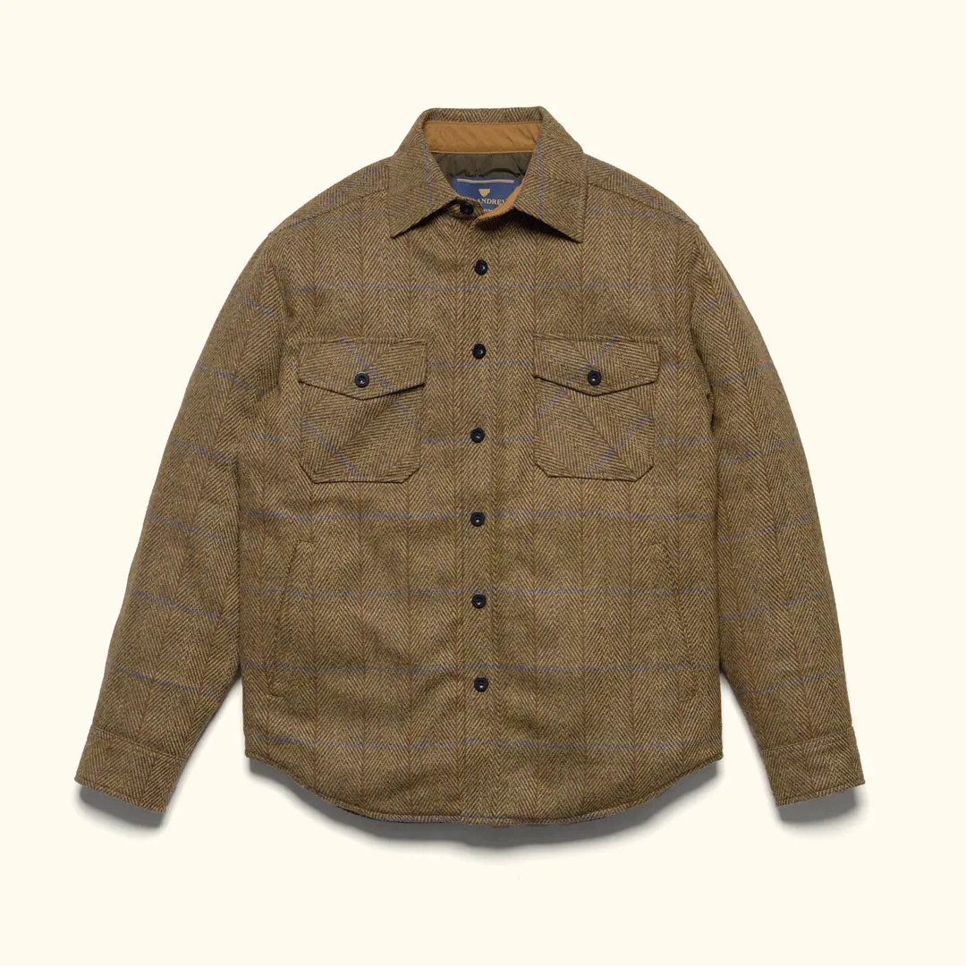 Aberdeen Wool Twill Shirt Jac | Mosswood sold by Buffalo Jackson product image thumbnail 3