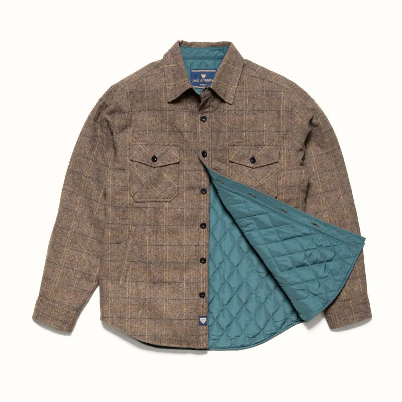 Aberdeen Wool Twill Shirt Jac | Thistle Grove sold by Buffalo Jackson
