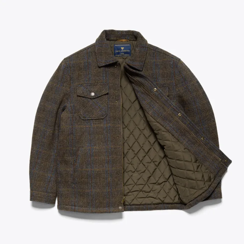Aberdeen Wool Jacket | Thistle Bark Plaid sold by Buffalo Jackson