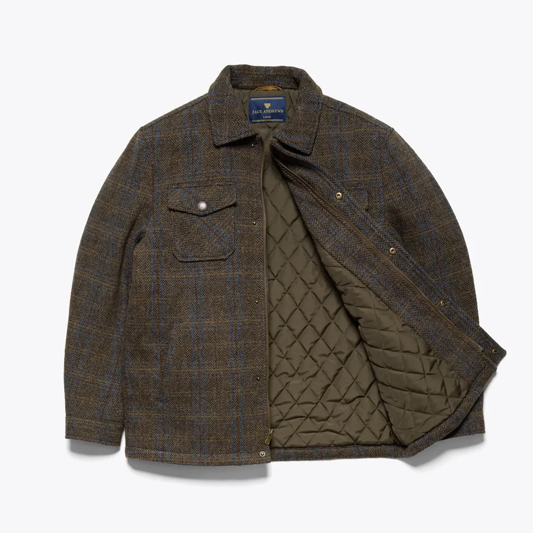 Aberdeen Wool Jacket | Thistle Bark Plaid sold by Buffalo Jackson