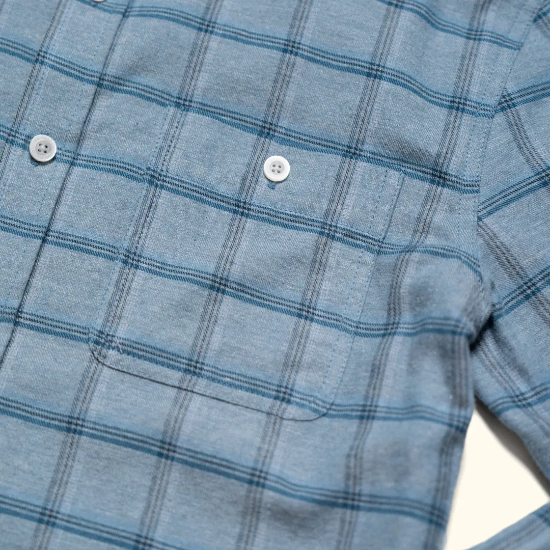 Windsor Cotton Shirt | Sky Pane sold by Buffalo Jackson product image thumbnail 4
