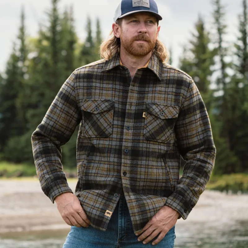 Yukon Wool Shirt Jac | Timber Moss Plaid sold by Buffalo Jackson
