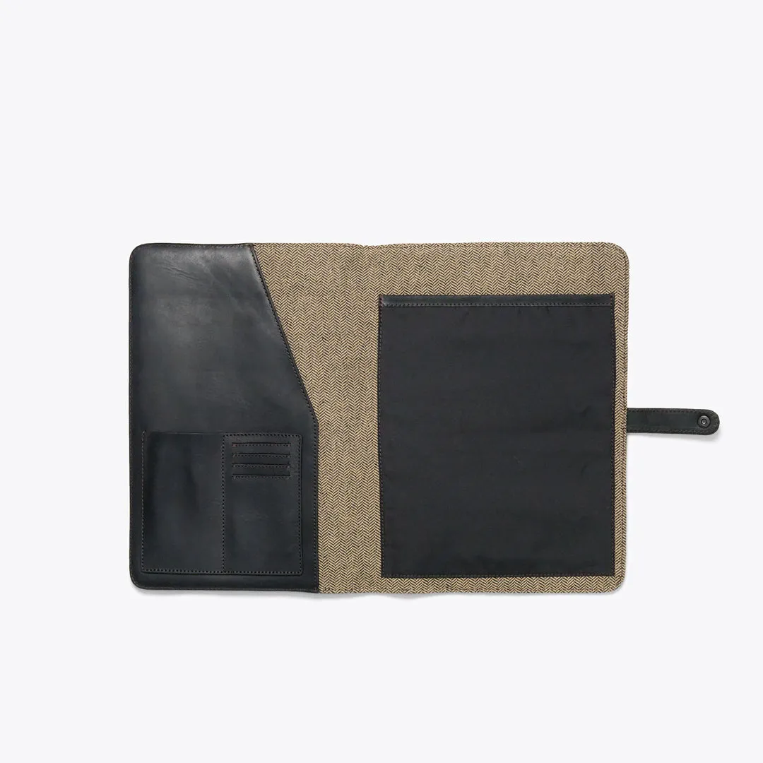 Limited Edition Jefferson Leather Travel Portfolio | Black sold by Buffalo Jackson product image thumbnail 4