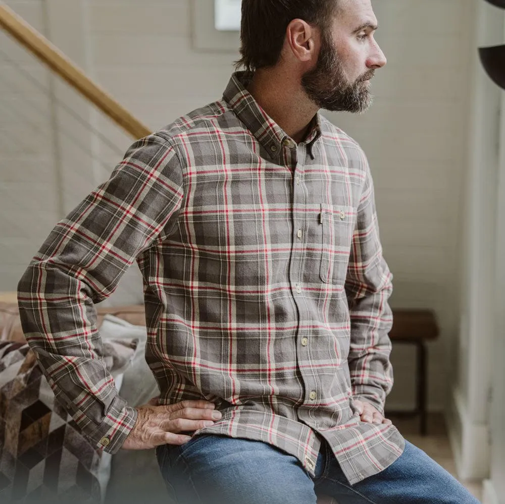Fairbanks Flannel Shirt | Barnwood sold by Buffalo Jackson product image thumbnail 3