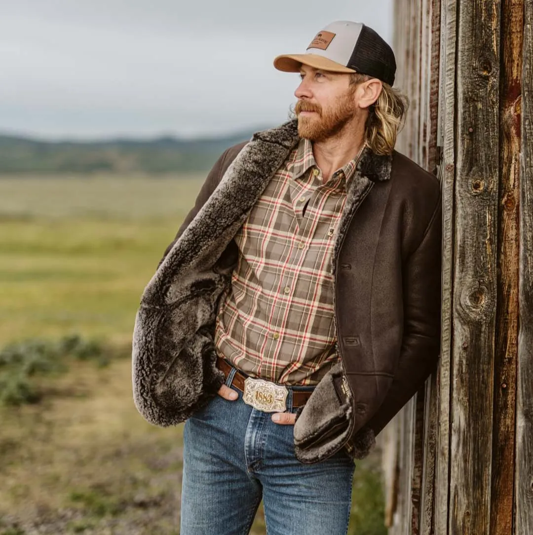 Fairbanks Flannel Shirt | Barnwood sold by Buffalo Jackson product image thumbnail 2