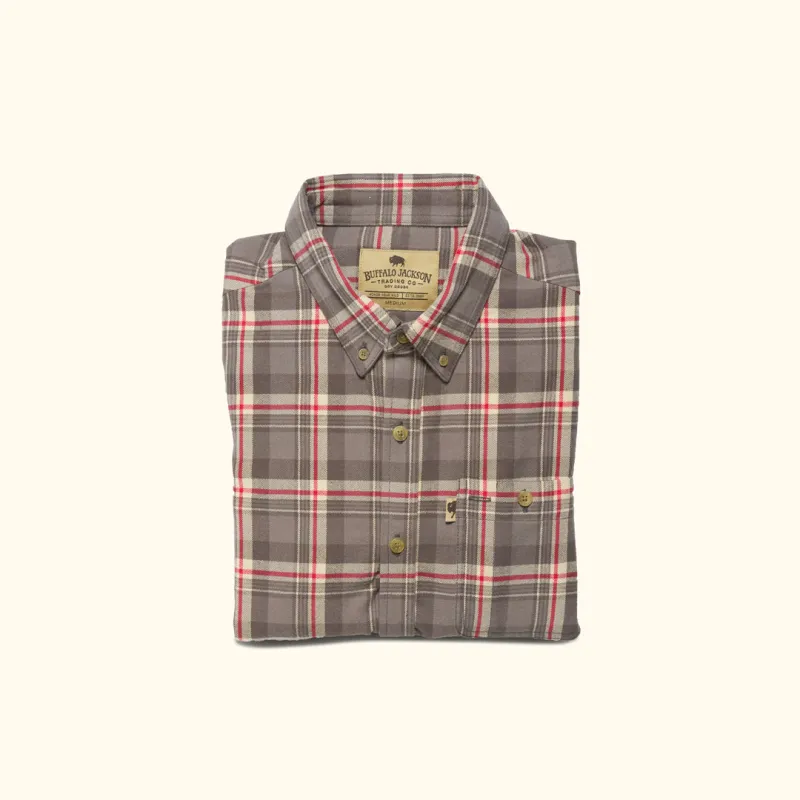 Fairbanks Flannel Shirt | Barnwood sold by Buffalo Jackson