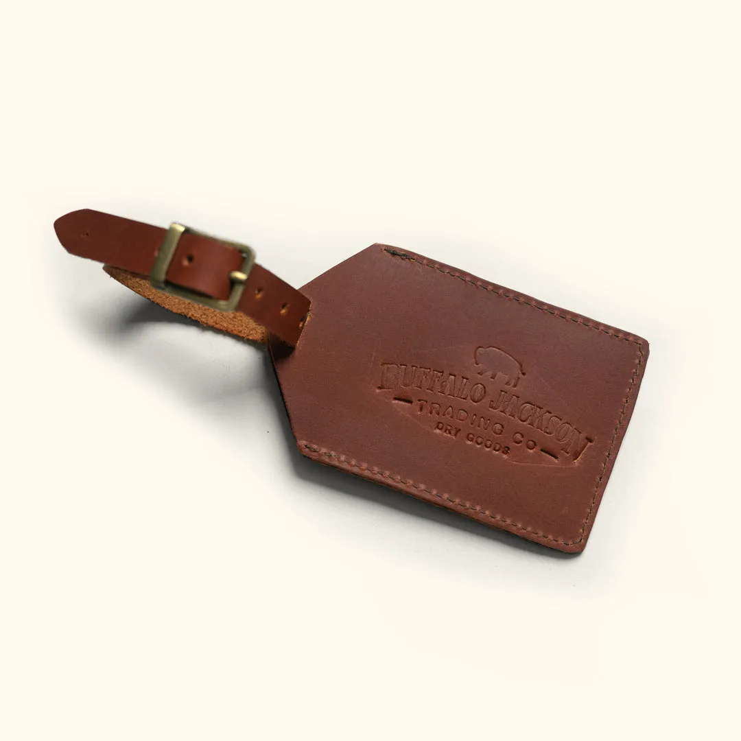 Roosevelt Luggage Tag | Amber Brown sold by Buffalo Jackson product image thumbnail 3