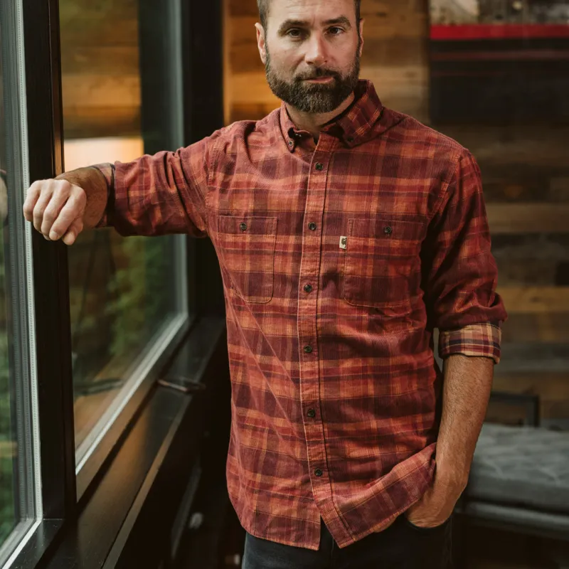 Montana Corduroy Shirt | Wash Fire sold by Buffalo Jackson
