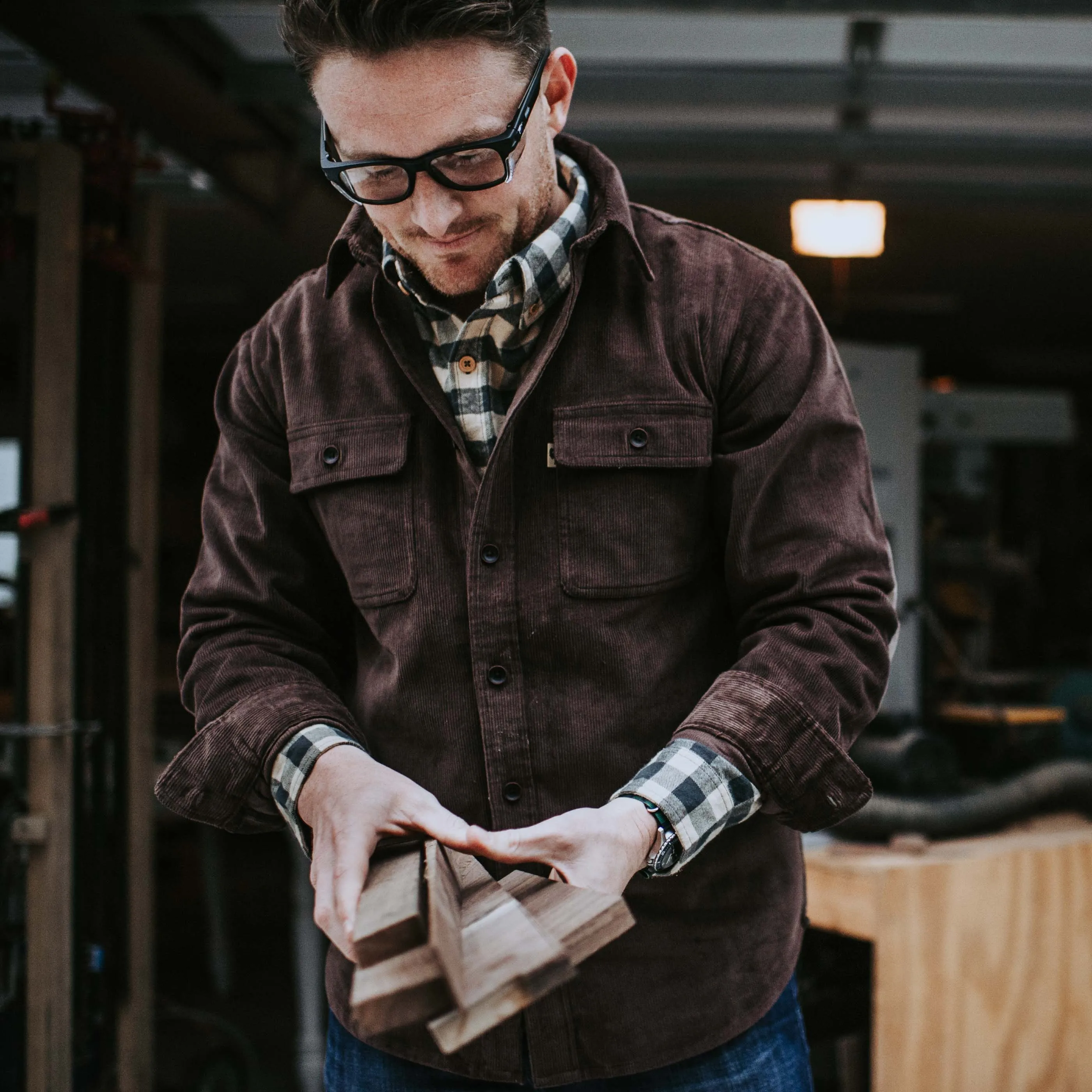 Bradford Corduroy Shirt Jac | Brown sold by Buffalo Jackson