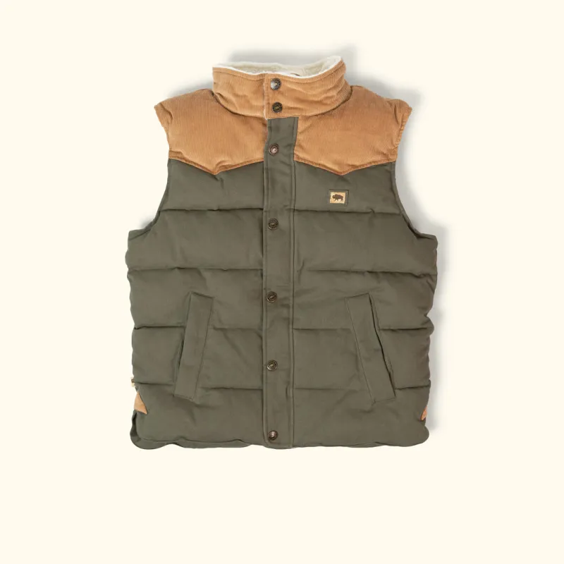 Jackson Vest w/ Sherpa Collar | Pine & Lumber sold by Buffalo Jackson